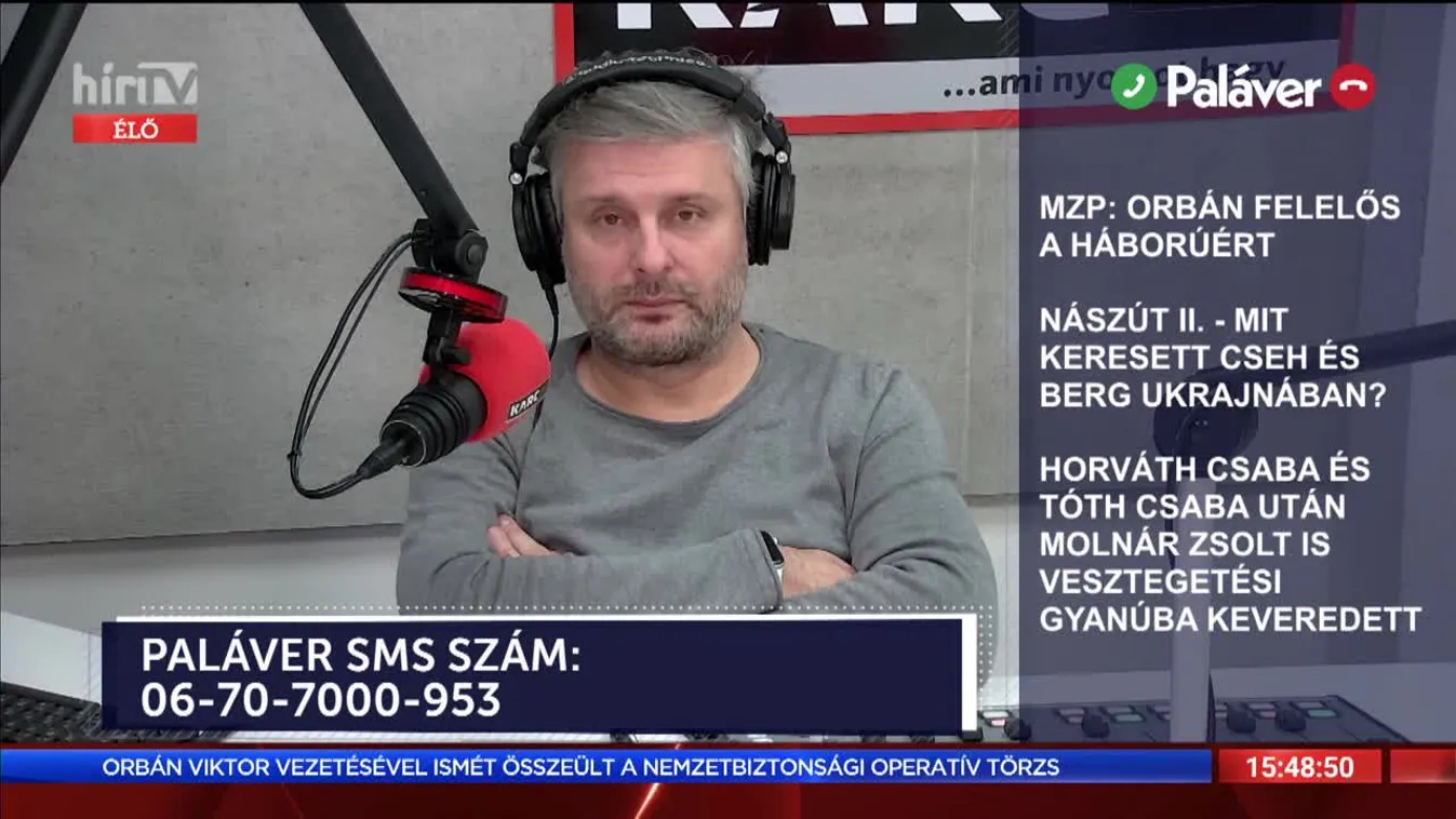 Paláver: Márki-Zay Péter: Orbán felelős a háborúért