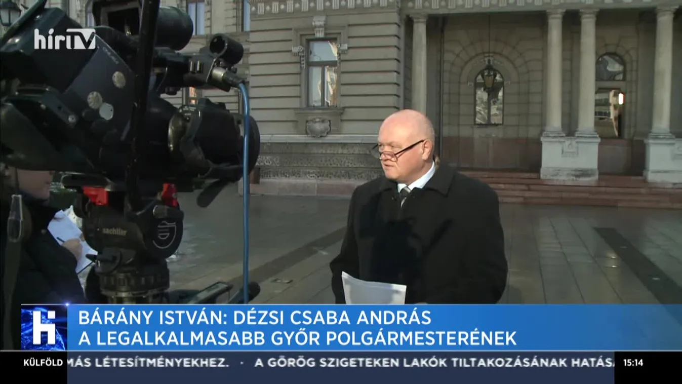 Bárány István: Dézsi Csaba András a legalkalmasabb győri polgármesterjelölt