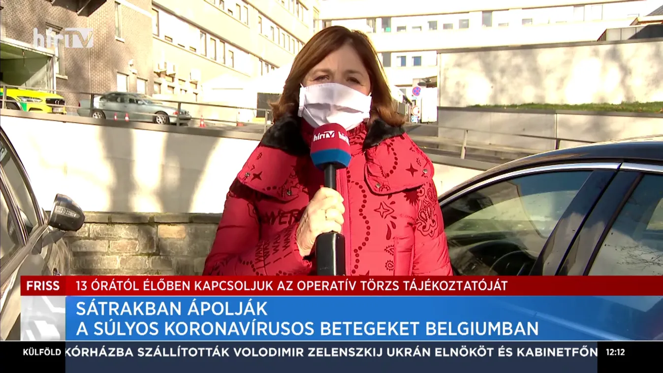 Sátrakban ápolják a súlyos koronavírusos betegeket Belgiumban