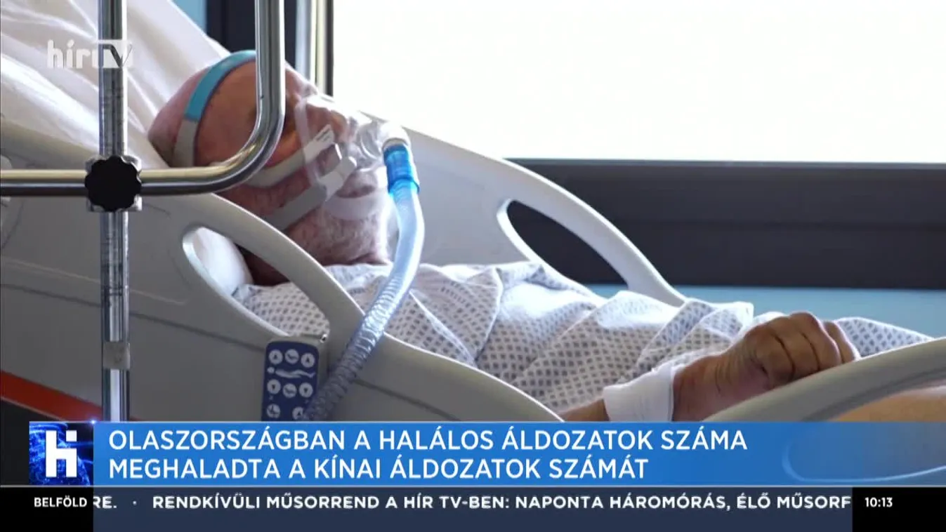 Olaszországban a halálos áldozatok száma meghaladta a kínai áldozatok számát