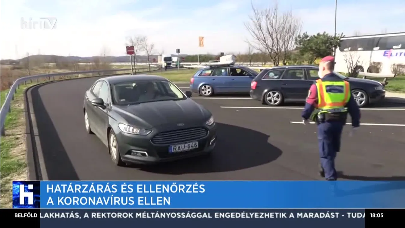 Határzárás és ellenőrzés a koronavírus ellen