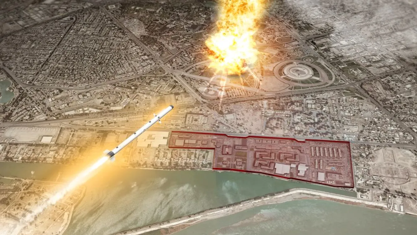 Rakéták csapódtak be Bagdadban a követségek közelében