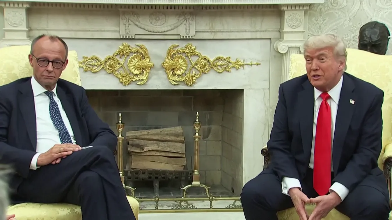 A német kancellárral egyeztetett Donald Trump a Fehér Házban + videó