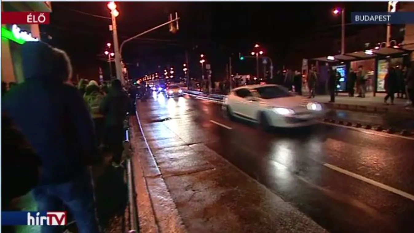 A tüntetők rövid időre lezárták a Margit hídat