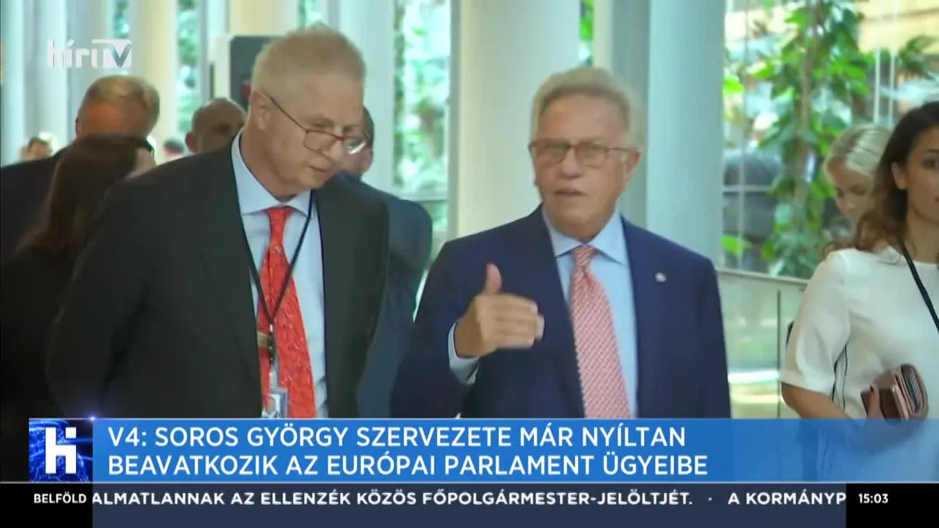 V4: Soros György szervezete már nyíltan beavatkozik az Európai Parlament ügyeibe