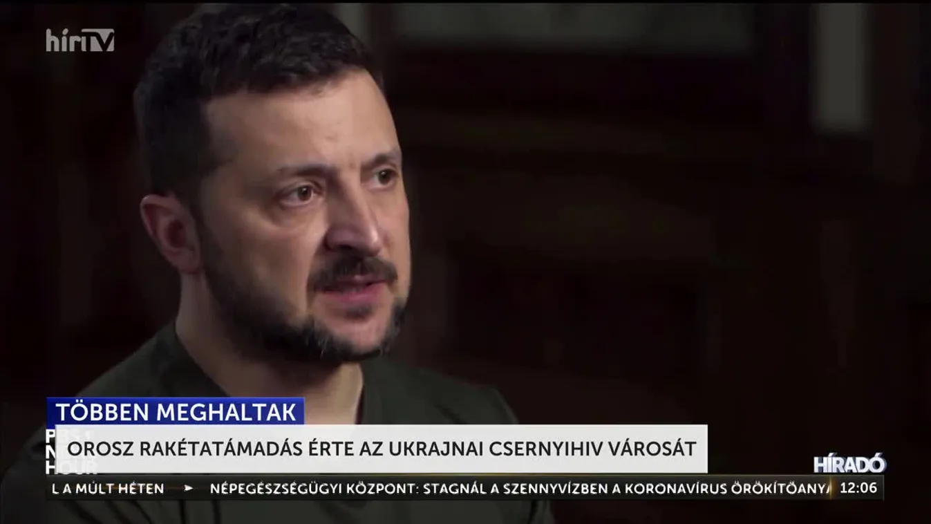 Orosz rakétatámadás érte az ukrajnai Csernyihiv városát + videó