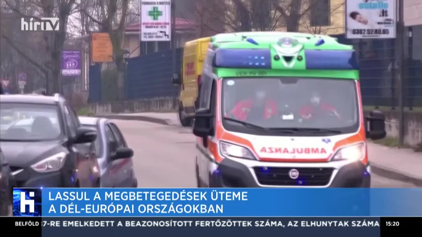 Lassul a megbetegedések üteme a dél-európai országokban