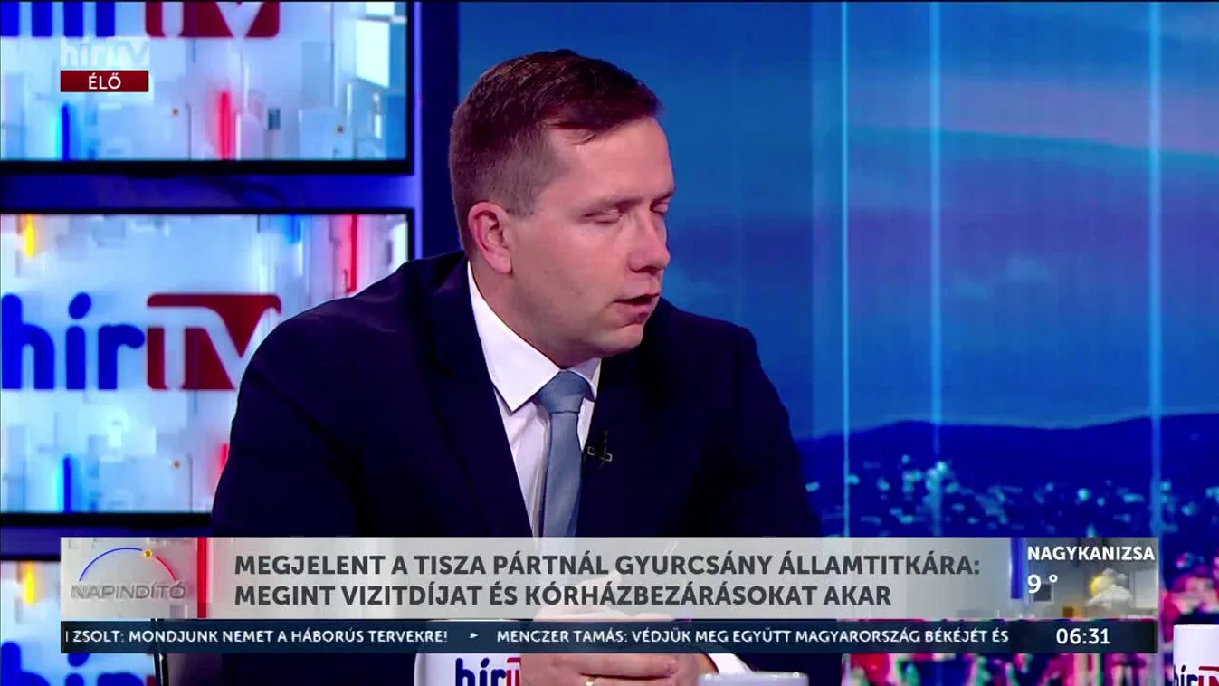Megjelent a Tisza Pártnál Gyurcsány államtitkára