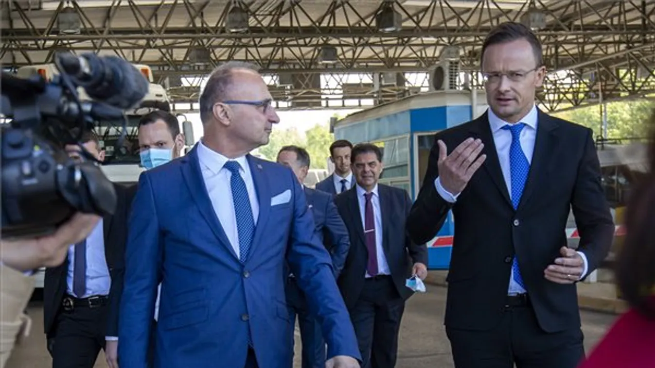 Szijjártó: Egyedül Horvátország felé van nyitva az összes magyar határátkelő