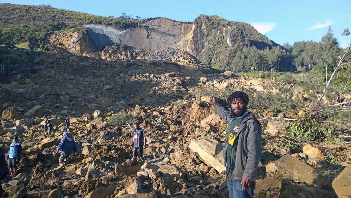 Több mint 300 embert temetett maga alá a földcsuszamlás Pápua-Új-Guineán + videó