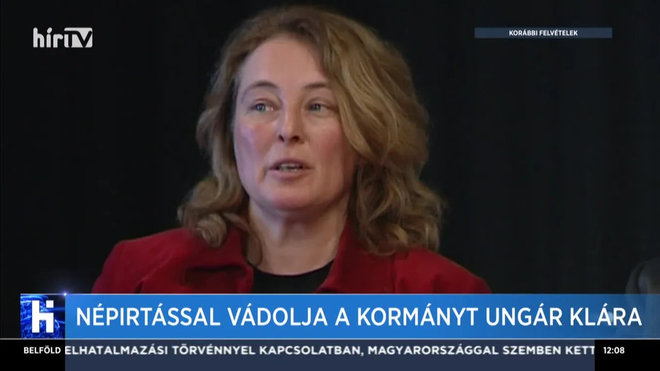 Népirtással vádolja a kormányt Ungár Klára