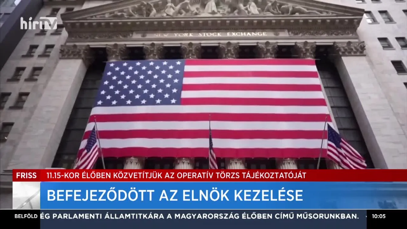 Befejeződött az elnök kezelése