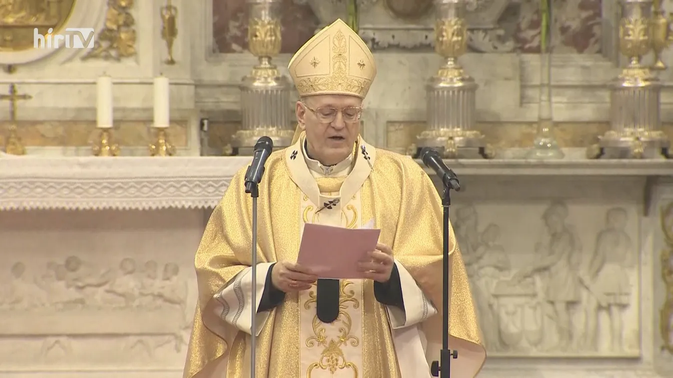 Húsvéti szentmise Esztergomban