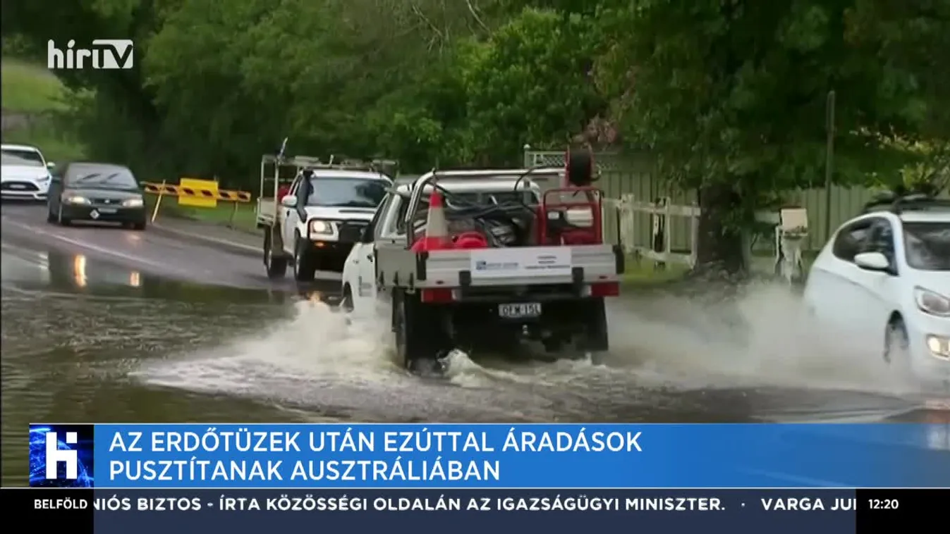 Az erdőtüzek után ezúttal áradások pusztítanak Ausztráliában