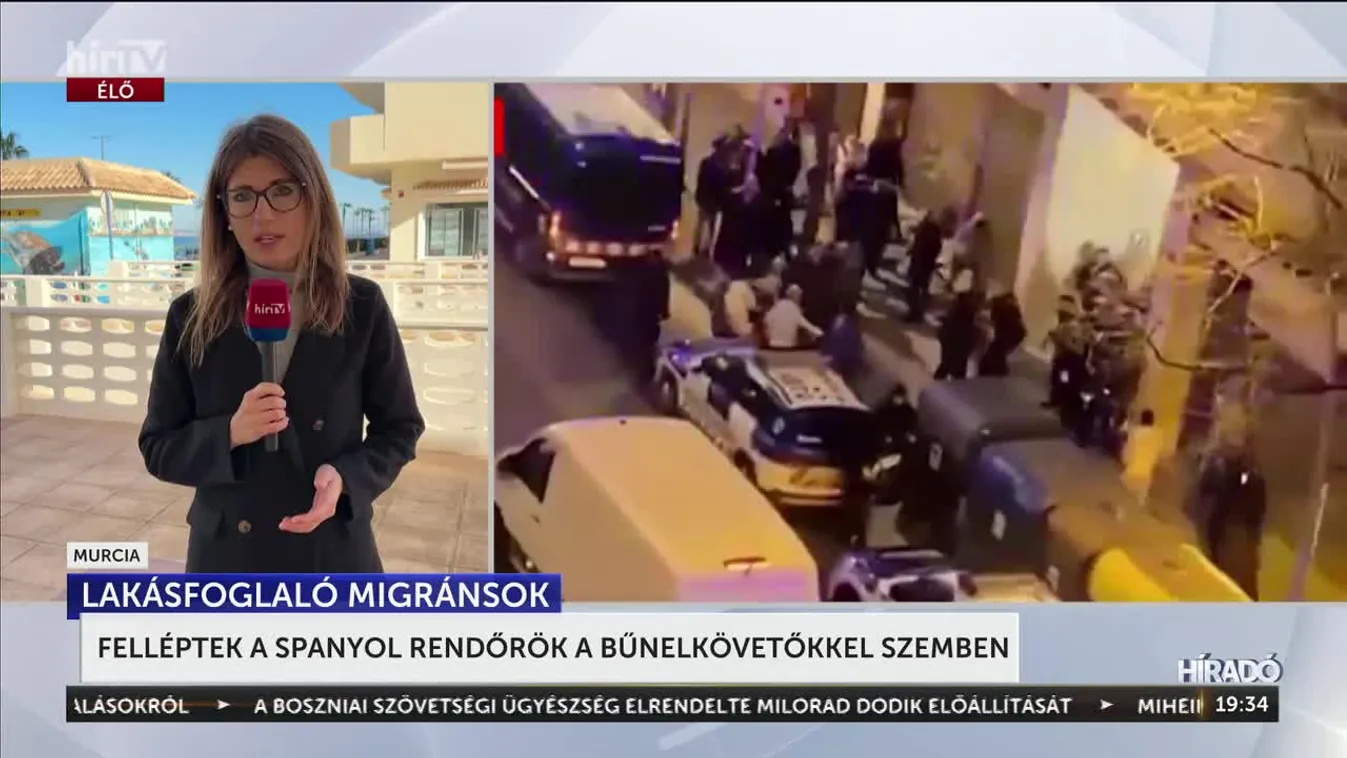 Felléptek a spanyol rendőrök a bűnelkövetőkkel szemben + videó