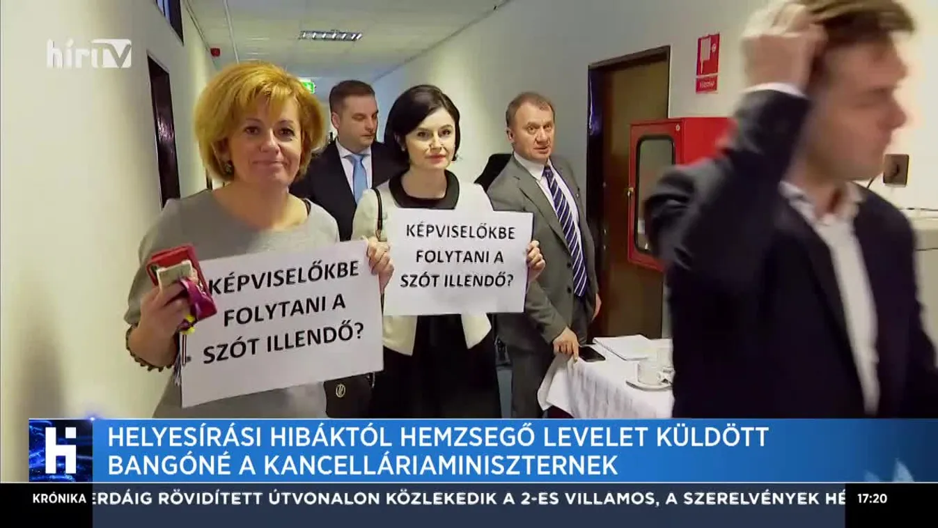 Helyesírási hibáktól hemzsegő levelet küldött Bangóné a kancelláriaminiszternek