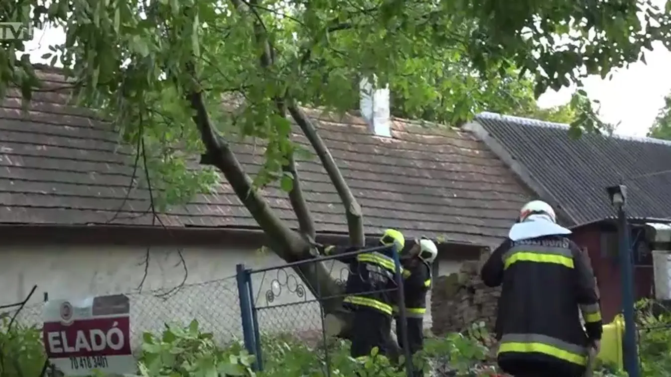 Nagy vihar és jégeső pusztított a Somogy vármegyei Andocson