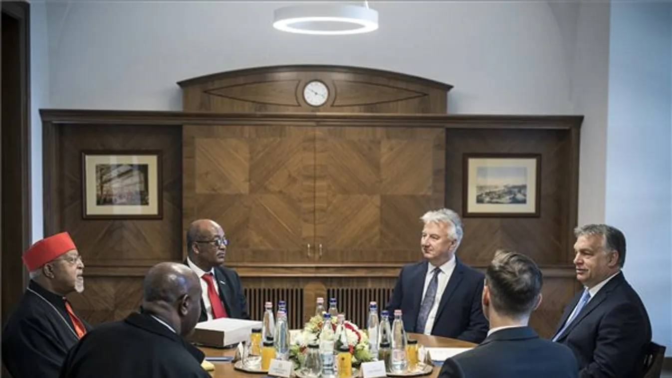 Orbán Viktor etióp keresztény vezetőkkel tárgyalt