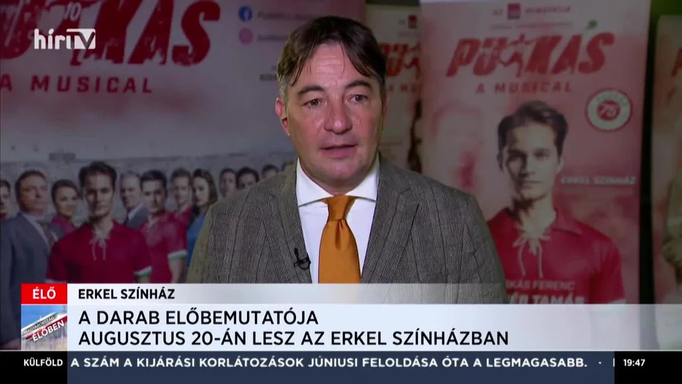 Szabó László: Puskás, a musical címmel nagyszabású zenés színházi produkció készült