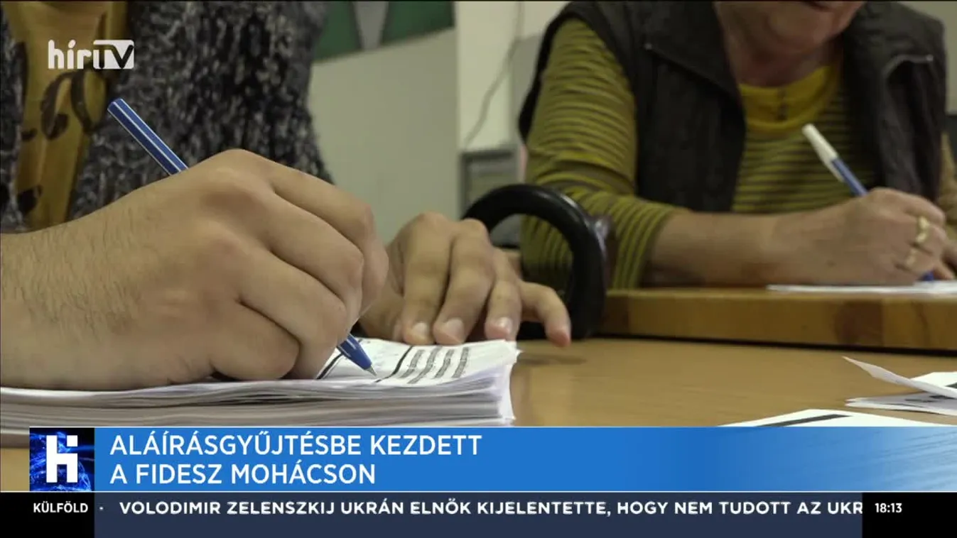Aláírásgyűjtésbe kezdett a Fidesz Mohácson