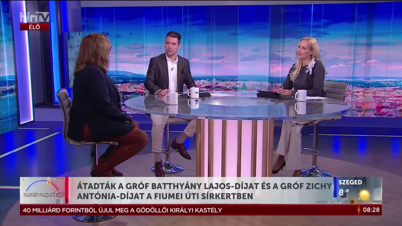 ÁTADTÁK A GRÓF BATTHYÁNY LAJOS-DÍJAT ÉS A GRÓF ZICHY ANTÓNIA-DÍJAT A FIUMEI ÚTI SÍRKERTBEN