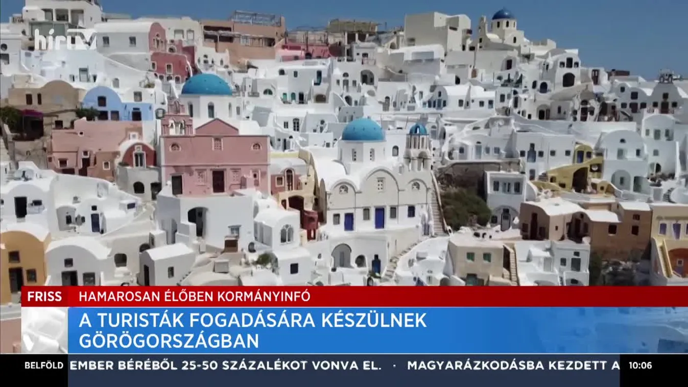 A turisták fogadására készülnek Görögországban