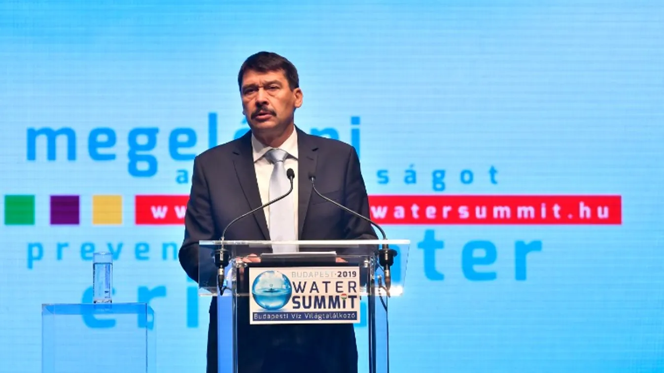 Áder: A fenntartható fejlődési célok víz nélkül teljesíthetetlenek