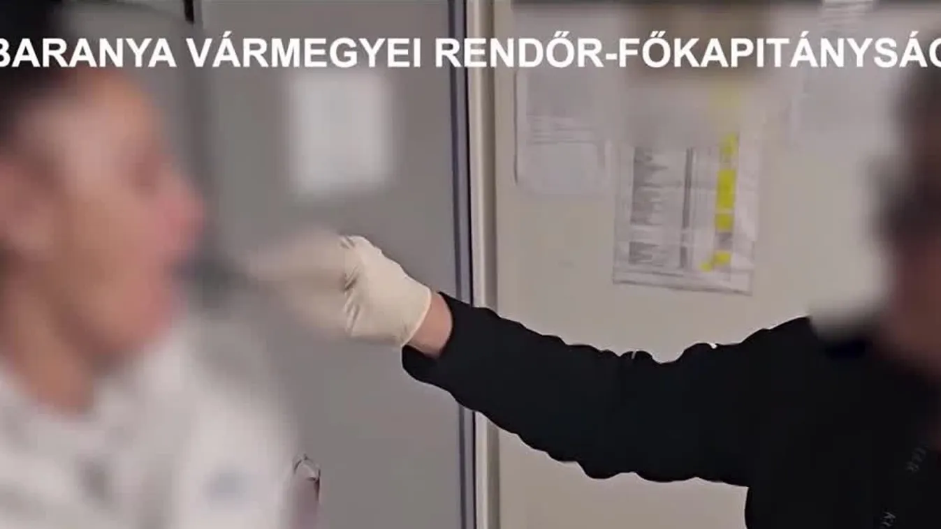 Anyát és három fiát kapcsolták le a baranyai rendőrök + videó