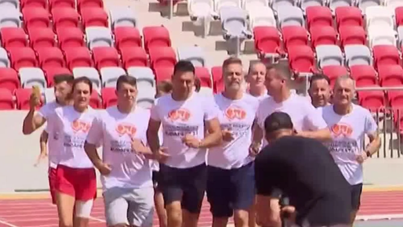 Hírességek futottak a Nemzeti Atlétikai Központban