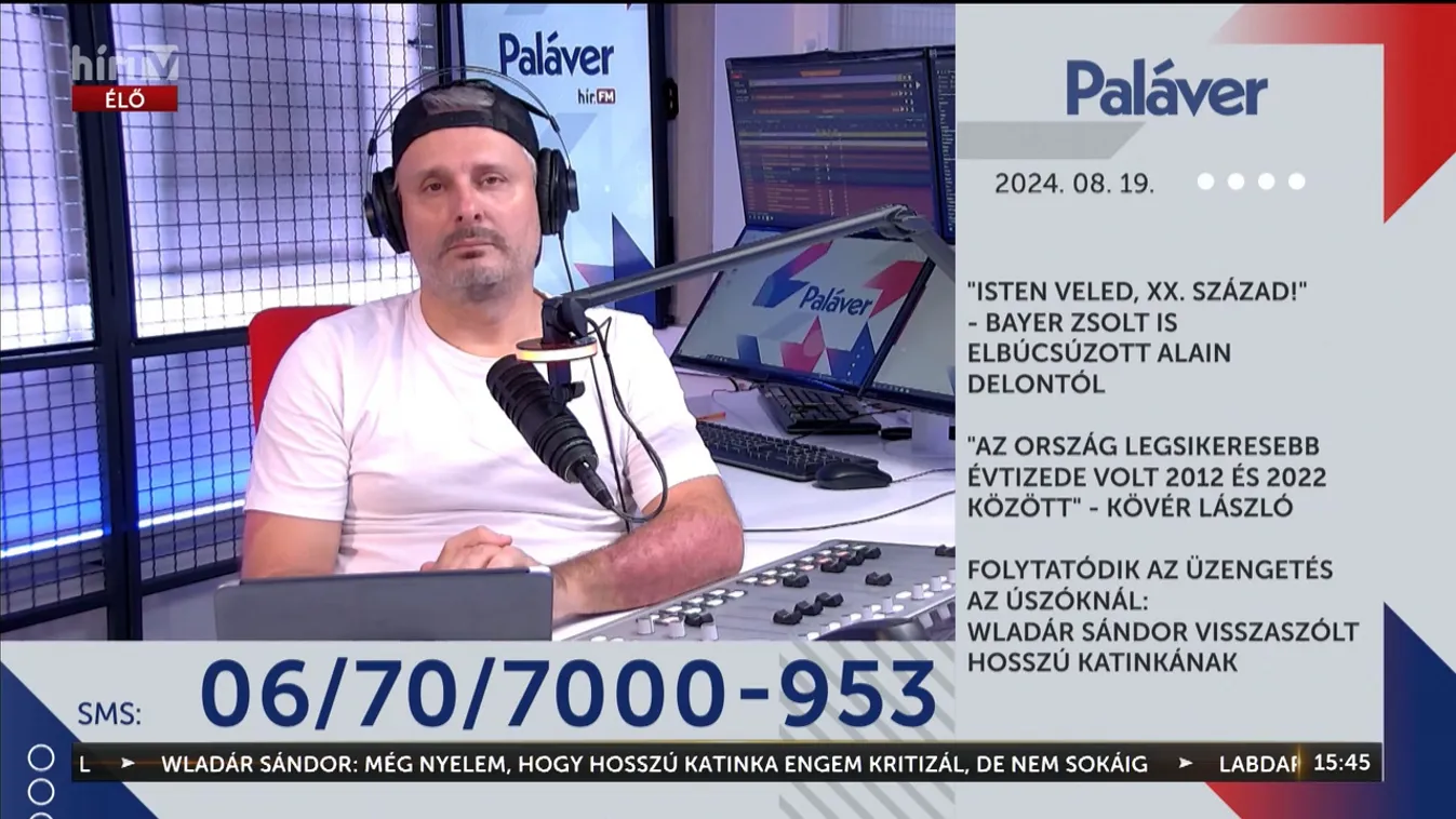 Paláver - Isten veled, XX. század - Bayer Zsolt is elbúcsúzott Alain Delontól + videó