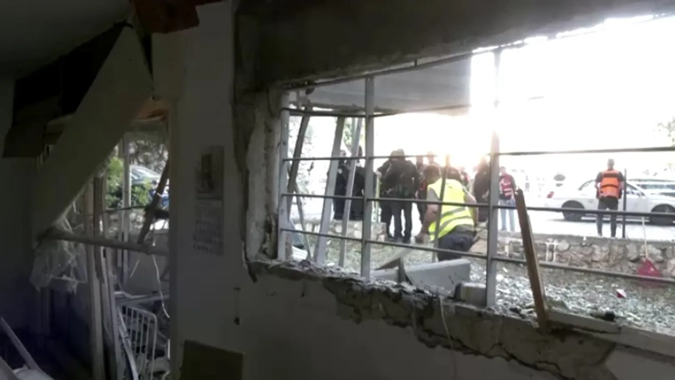 Rakéta csapódott egy izraeli arab település bevásárlóközpontjába