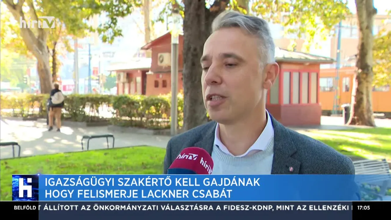 Igazságügyi szakértő kell Gajdának, hogy felismerje Lackner Csabát