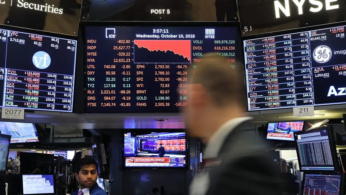 Zuhannak a tőzsdék világszerte