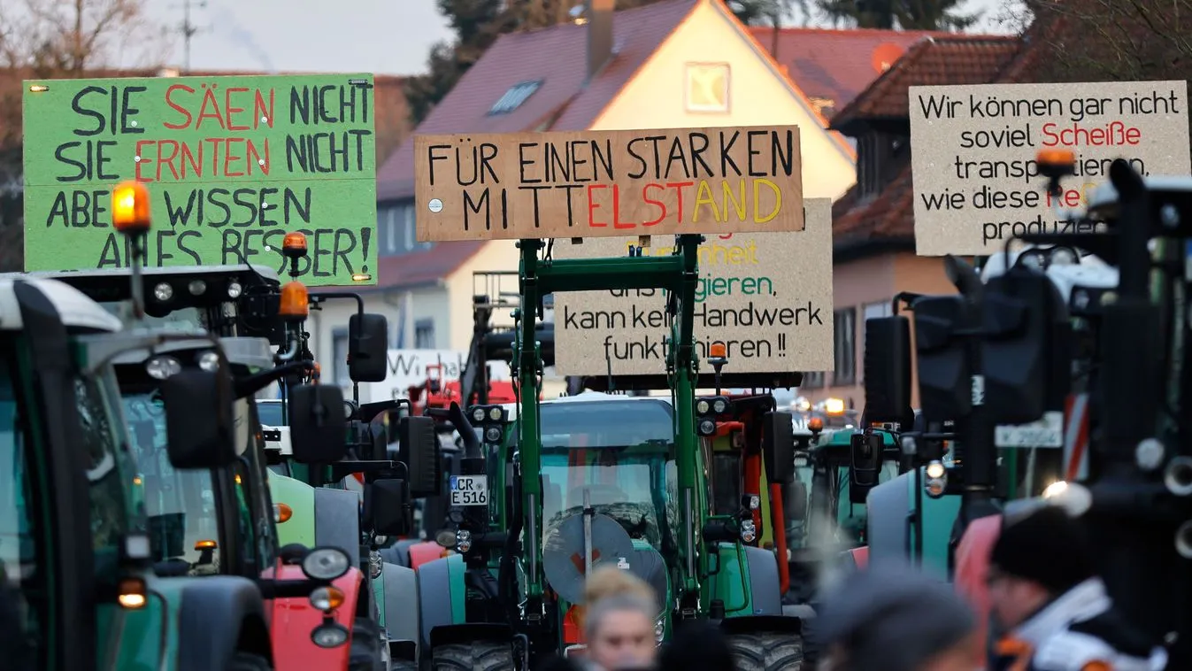 Tárgyalnak a kormánnyal a német gazdák