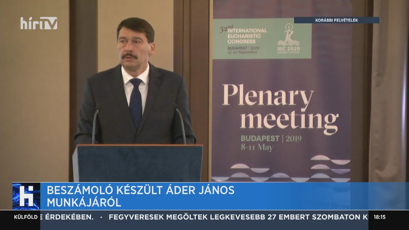 Beszámoló készült Áder János elmúlt hároméves munkájáról