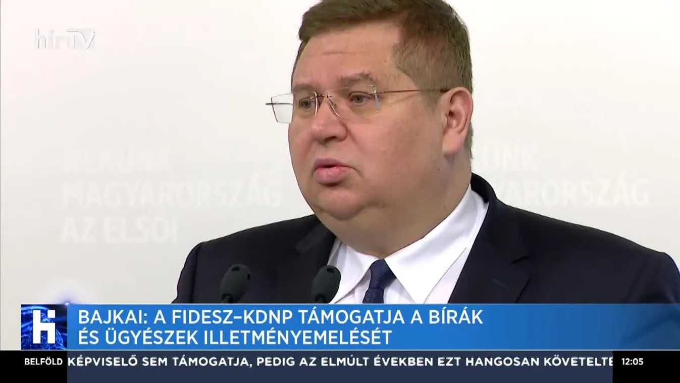 Bajkai: A Fidesz-KDNP támogatja a bírák és ügyészek illetményemelését