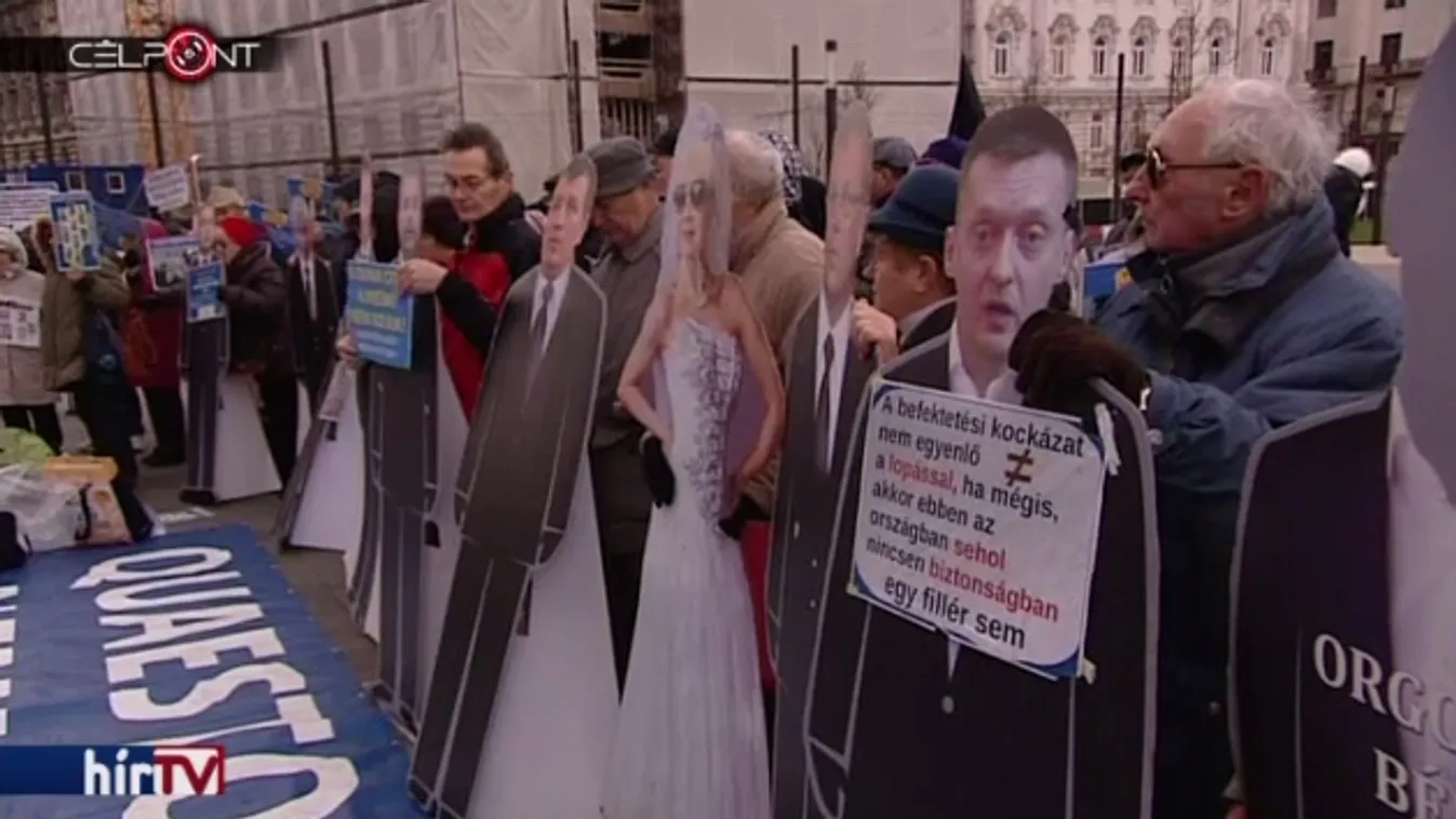 Célpont: Beidézték a magyar államot a brókerkárosultak ügyében