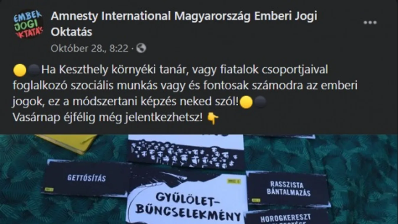 Országjárás és képzés - nagyon aktív a Soros György-féle Amnesty International