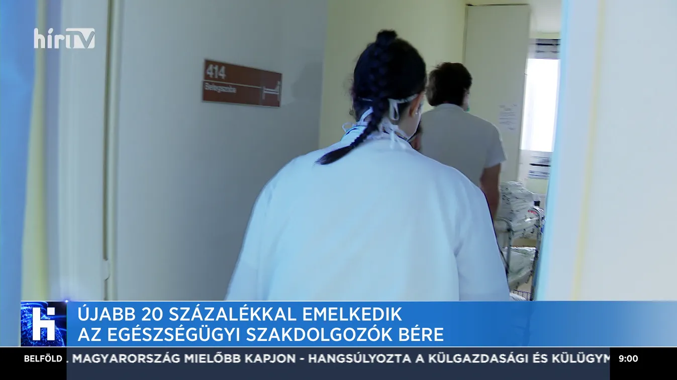 Újabb 20 százalékkal emelkedik az egészségügyi szakdolgozók bére