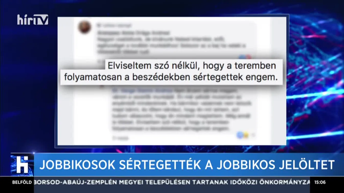 Jobbikosok sértegették a jobbikos jelöltet