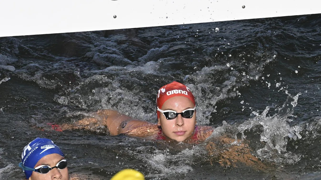 Fábián Bettina ötödik a nyíltízi úszók versenyében + videó