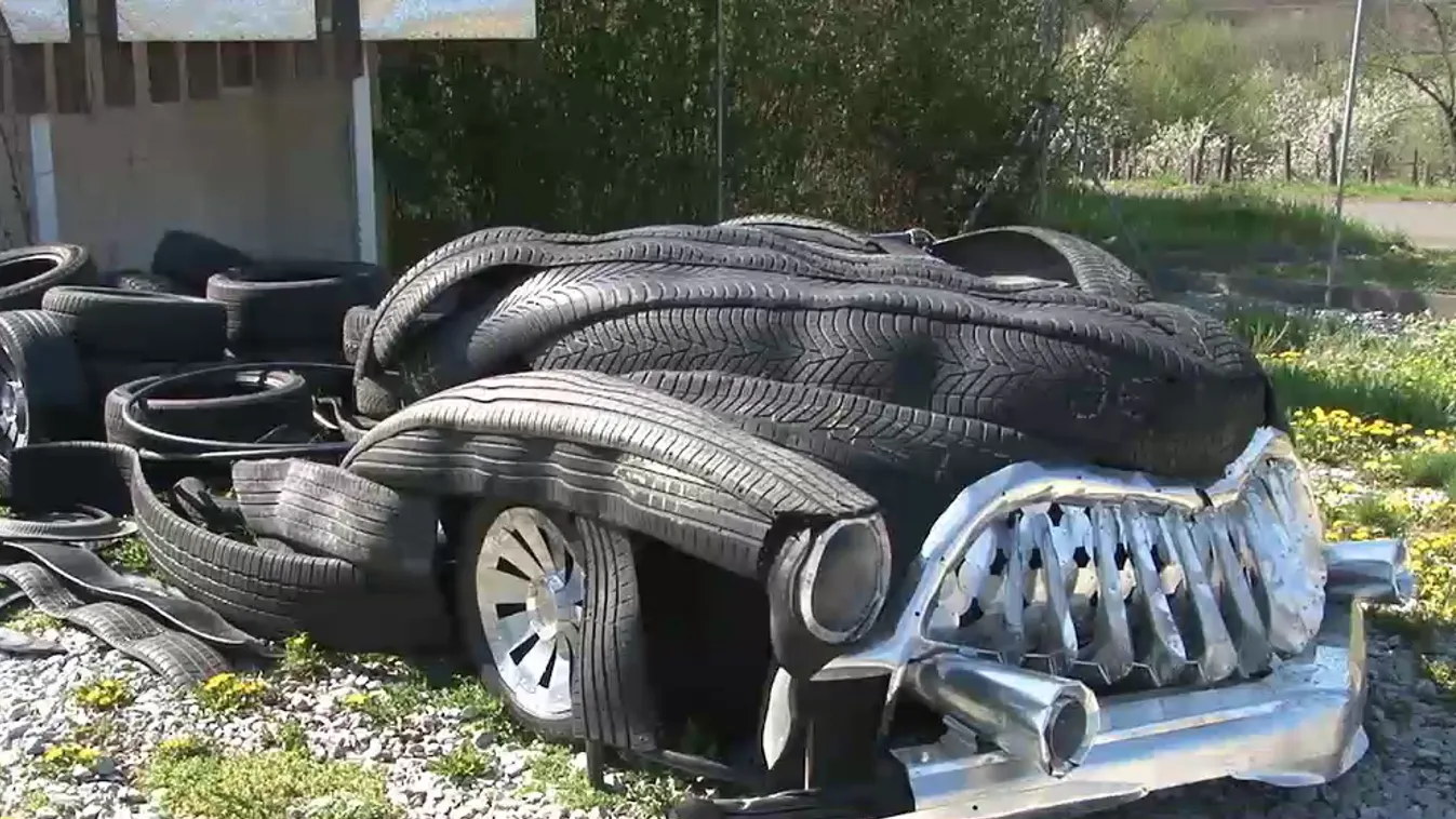 Radar - Újrahasznosított anyagból készült szobrok