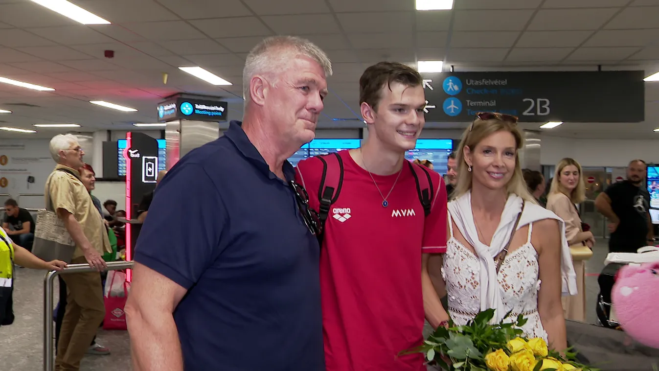 Hazatért az aranyérmes Kós Hubert