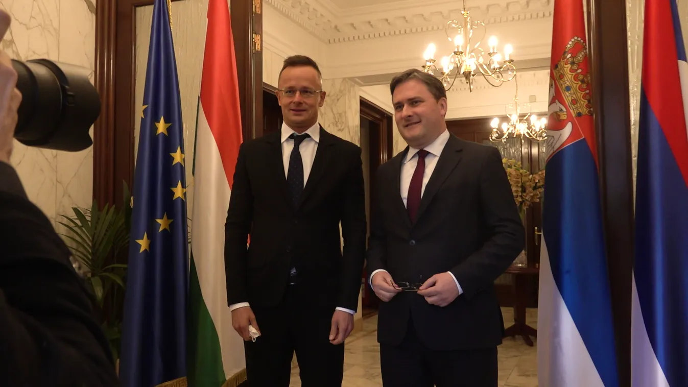 Szijjártó: Történelmi csúcson a magyar-szerb kapcsolatok