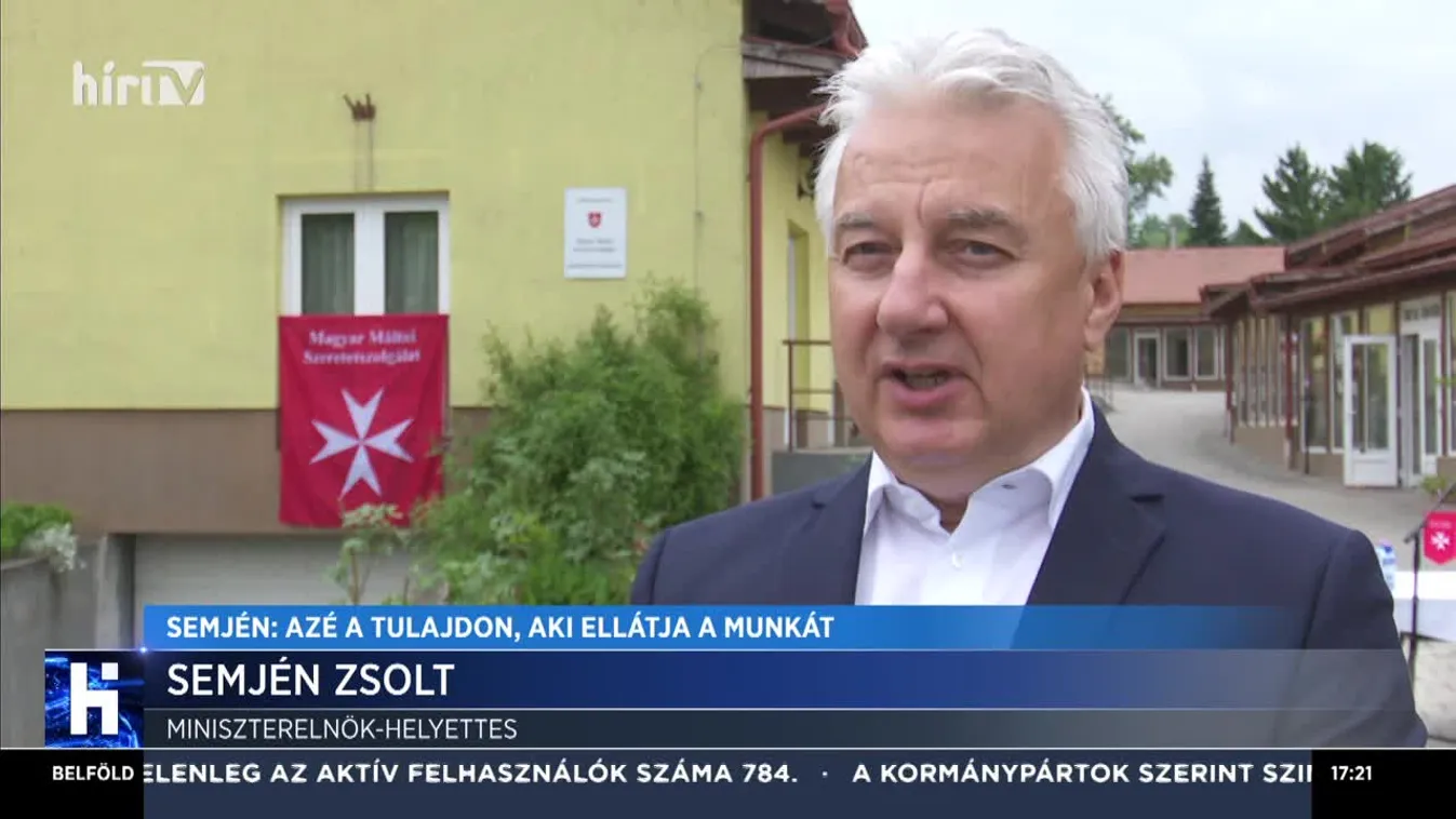 Semjén: Azé legyen a tulajdon, aki a feladatot ellátja