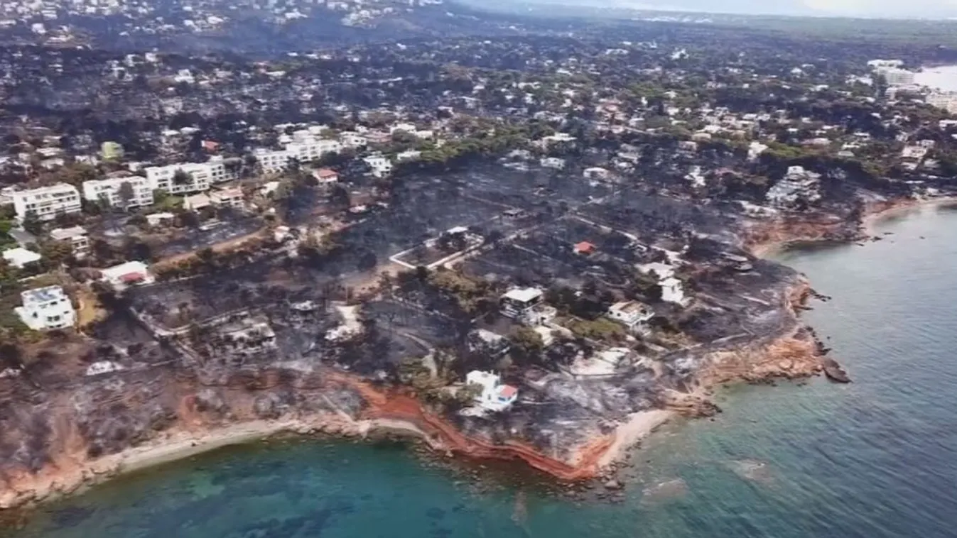 Elképesztő felvételek a görög tűzről