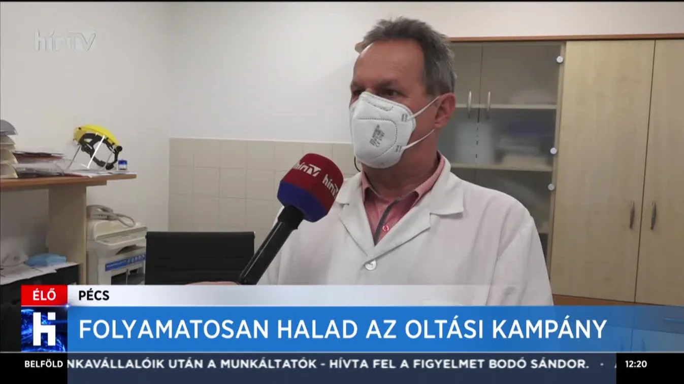 Folyamatosan halad az oltási kampány