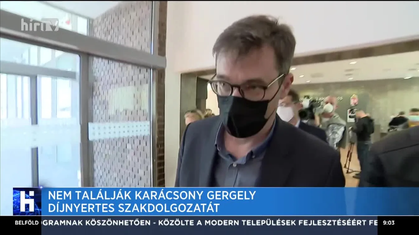 Nem találják Karácsony Gergely díjnyertes szakdolgozatát