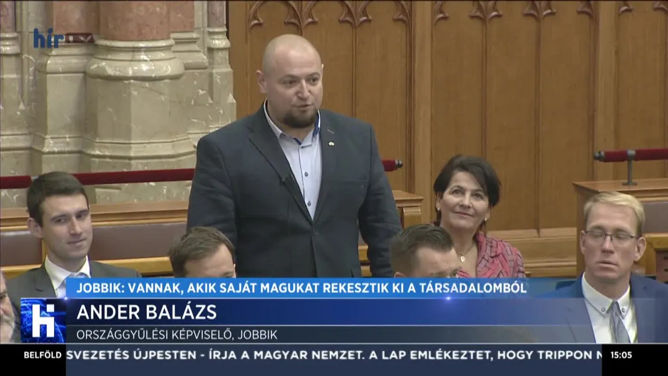 Jobbik: Vannak, akik saját magukat rekesztik ki a társadalomból