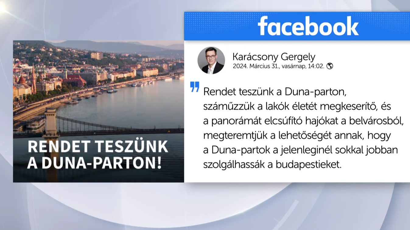 Karácsony Gergely száműzné a hajókat a fővárosból + videó